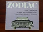 Ford Zodiac 1962 grote brochure, Verzenden, Zo goed als nieuw, Ford