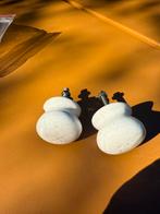 Oude porseleinen deurknopjes kastknoppen, Ophalen of Verzenden