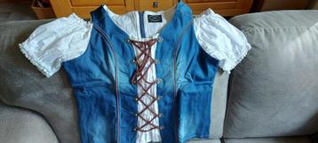 Oktoberfest/Bierfeest Denim dames blouse beschikbaar voor biedingen