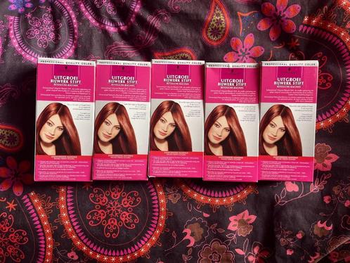 5 nieuwe uitgroei stiften voor rood haar nu 12,50€, Sieraden, Tassen en Uiterlijk, Uiterlijk | Haarverzorging, Nieuw, Gel, Wax, Haarlak of Mousse
