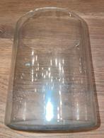 Glazen vaas bak 15 hoog 13 breed, Huis en Inrichting, Ophalen of Verzenden, Zo goed als nieuw