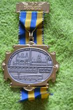 medaille 150jaar Ned.spoorwegen station s'Hertogenbosch 1893, Ophalen of Verzenden, Overige materialen, Nederland