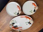 Vis Servies - 8 Borden & Schaal, Huis en Inrichting, Keuken | Servies, Ophalen of Verzenden, Zo goed als nieuw