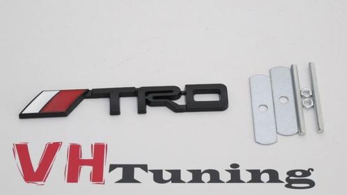 Toyota TRD 3D logo met grill bevestiging 14 cm metaal, Auto diversen, Tuning en Styling, Ophalen of Verzenden