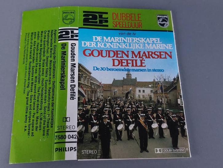 DE MARINIERSKAPEL DER KONINKLIJKE MARINIE (MC), Cd's en Dvd's, Cassettebandjes, Zo goed als nieuw, Origineel, Overige genres, 1 bandje