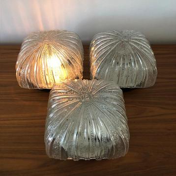 3X plafonnière, wandlamp, RZB, Germany, vintage, jr 60/70 beschikbaar voor biedingen