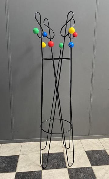 50's nr1 zwarte DESIGN Clef de Sol kapstok Roger Feraud  beschikbaar voor biedingen