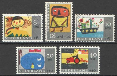 Nederland NVPH nr 849/53 gestempeld Kinderpostzegels 1965, Postzegels en Munten, Postzegels | Nederland, Gestempeld, Na 1940, Ophalen of Verzenden