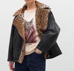 LUMINA vegan leather jas leopardbont gevoerd mt TU, Kleding | Dames, Prato, Italie, LUMINA, -, Verzenden