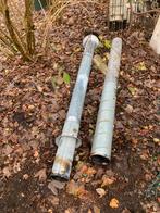 Kachelpijpen: Dubbel- & Enkelwandig (2.5-3m), Gebruikt, 2 tot 4 meter, Ophalen of Verzenden, Rvs