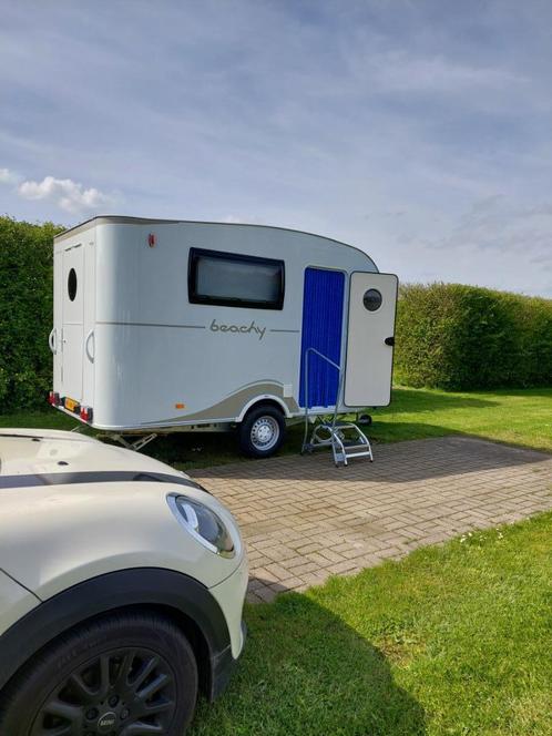 Hobby Beachy 360, Caravans en Kamperen, Caravans, Particulier, tot en met 3, 500 - 750 kg, Hobby, Dwarsbed, 4 tot 5 meter, Disselslot