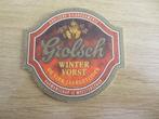 grolsch viltje: gvg 386, Verzamelen, Biermerken, Ophalen of Verzenden, Zo goed als nieuw, Viltje(s), Grolsch