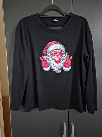 Cool kerst shirt maat xxl (dames) van zwart katoen (nieuw) beschikbaar voor biedingen