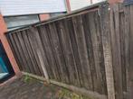 3.9 Dichte hout beton schutting 2 meter hoog, Tuin en Terras, Ophalen, Hout, Minder dan 3 meter, 1 tot 2 meter