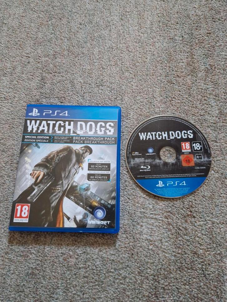 Watch Dogs PS4 -, Spelcomputers en Games, Games | Sony PlayStation 4, Ophalen