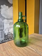Groen glazen fles, Antiek en Kunst, Antiek | Glas en Kristal, Ophalen of Verzenden