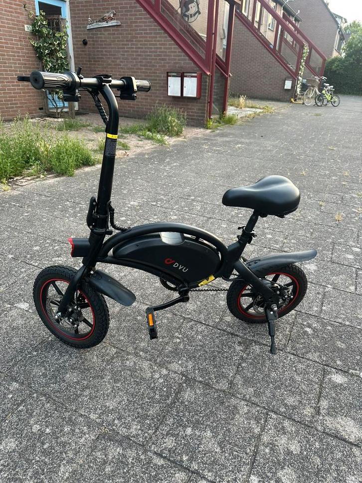 Zwarte elektrische vouwfiets – licht gebruikt, Fietsen en Brommers, Fietsen | Vouwfietsen, Zo goed als nieuw, Overige merken, Ophalen of Verzenden