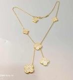 Mooi 5 klaver ketting, Ophalen of Verzenden, Nieuw, Goud, Overige materialen