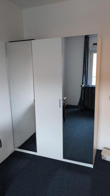 IKEA pax kast 150cm wit met spiegeldeuren