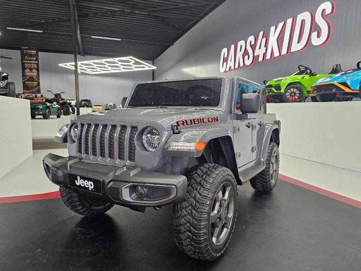 Jeep Gladiator - 12 volt - leren zit - verlichting - RC, Kinderen en Baby's, Speelgoed | Speelgoedvoertuigen, Nieuw, Afstandsbediening