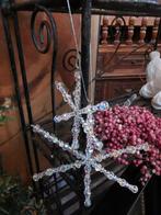 Kerstster handgemaakt van kraaltjes kralen +-12-7cm Miekje, Diversen, ., Ophalen of Verzenden, Zo goed als nieuw, .