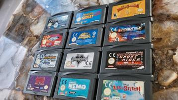 12 Gameboy advance spellen beschikbaar voor biedingen
