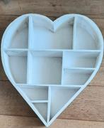 Hartvormige grote letterbak, Huis en Inrichting, Ophalen of Verzenden, Zo goed als nieuw