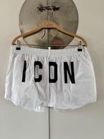 Met bon Witte heren zwembroek dsquared icon m medium 50 ZGAN, Ophalen of Verzenden, Maat 48/50 (M), Wit