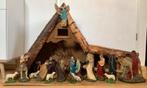 Kerststal met beeldengroep, Antiek en Kunst, Ophalen of Verzenden