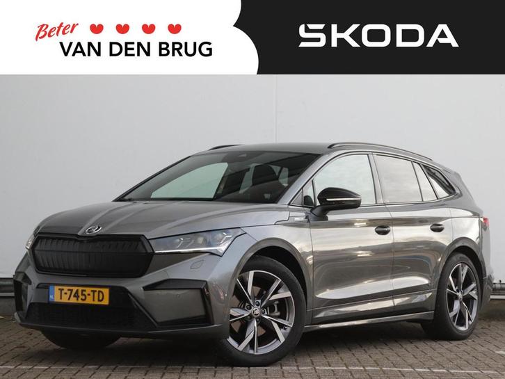 Skoda Enyaq iV 80 Sportline | NL-auto | Matrix LED | Achteru, Auto's, Skoda, Bedrijf, Te koop, Enyaq, ABS, Achteruitrijcamera