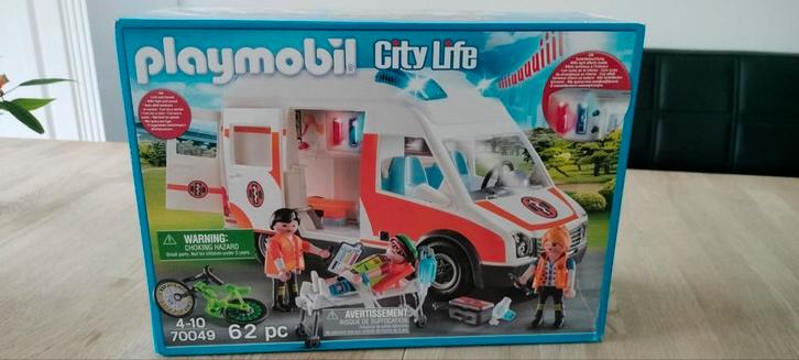 Playmobil City Life 70049 Ambulance - Nieuw!, Kinderen en Baby's, Speelgoed | Playmobil, Nieuw, Complete set, Ophalen of Verzenden