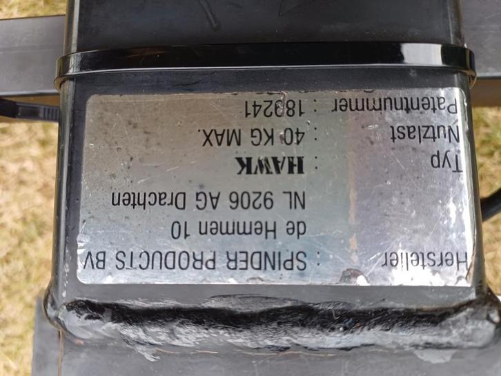 Fietsdrager Hawk - Trekhaak, Auto diversen, Fietsendragers, Gebruikt, Trekhaakdrager, 2 fietsen, Ophalen of Verzenden