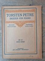 Torsten Petre - Skizzer för piano - Opus 27, Gebruikt, Klassiek, Ophalen of Verzenden, Artiest of Componist