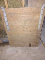 Houten staldeur, 1, metalen scharnieren, Doe-het-zelf en Verbouw, Ophalen, Gebruikt, Hout