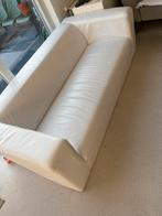 Moet nu weg! Ikea Klippan bank - wit leerachtig, Ophalen, Gebruikt, 150 tot 200 cm, Tweepersoons