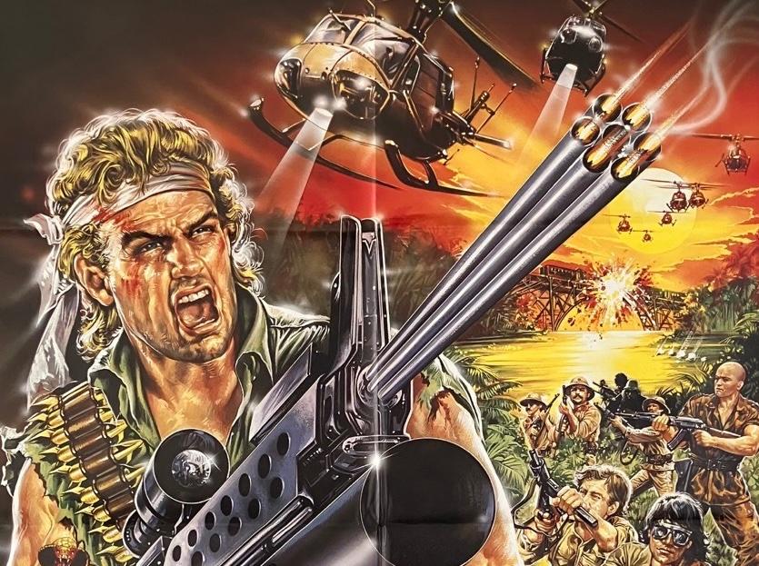 Strike Commando (1987) - Bioscoop filmposter, Ophalen of Verzenden, Gebruikt, A1 t/m A3, Film en Tv