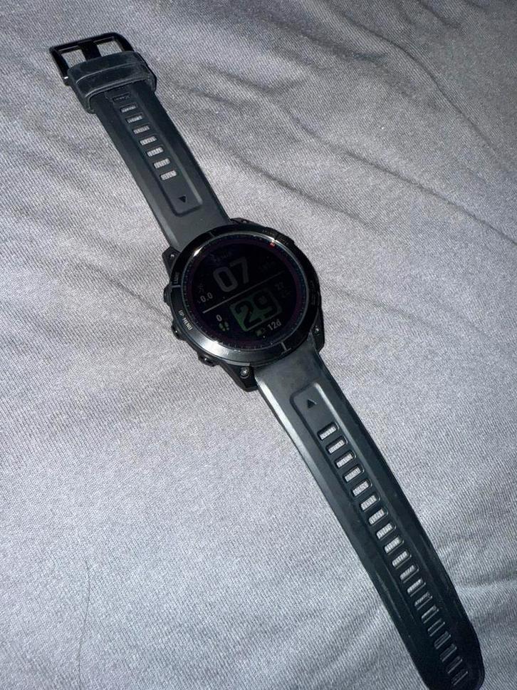 Garmin fenix 7 sapphire solar. 2 maanden oud, Sieraden, Tassen en Uiterlijk, Smartwatches, Zo goed als nieuw, Android, Zwart, Ophalen