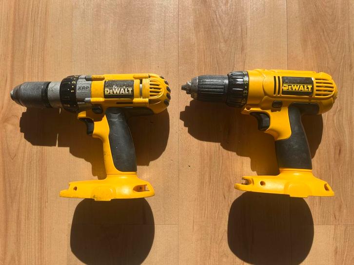 Dewalt 18V Boormachines DW987 & DC759, Doe-het-zelf en Verbouw, Gereedschap | Boormachines, Gebruikt, Boor- en Schroefmachine
