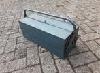 Oude metalen gereedschapskist LEEG kist, Ophalen of Verzenden, Gebruikt