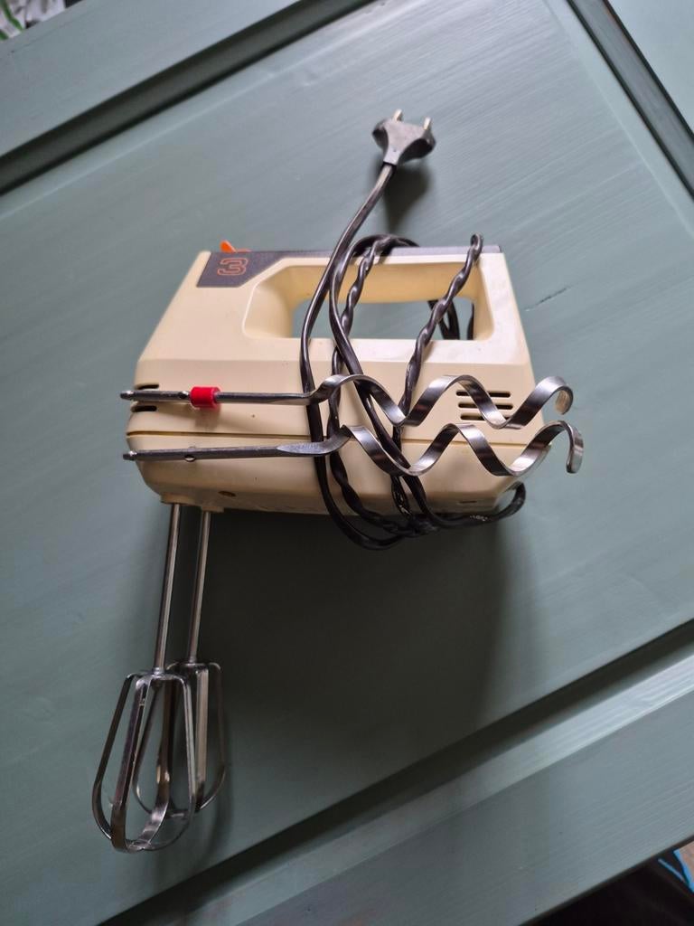 Vintage Philips Handmixer - 3 Snelheden, Witgoed en Apparatuur, Keukenmixers, Gebruikt, 3 snelheden of meer, Ophalen of Verzenden