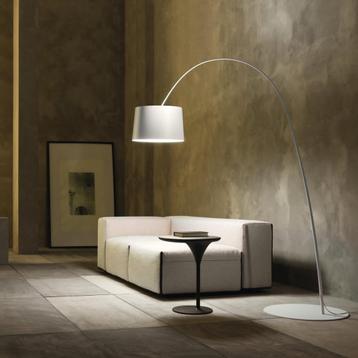1x Foscarini Twiggy Vloerlamp Wit Metaal – Dimmer beschikbaar voor biedingen