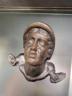 Antiek beeldje van een Romeinse figuur, Ophalen of Verzenden