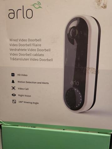 Arlo bedraade video deurbel  beschikbaar voor biedingen