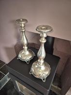 zilveren kandelaren, Antiek en Kunst, Ophalen, Zilver