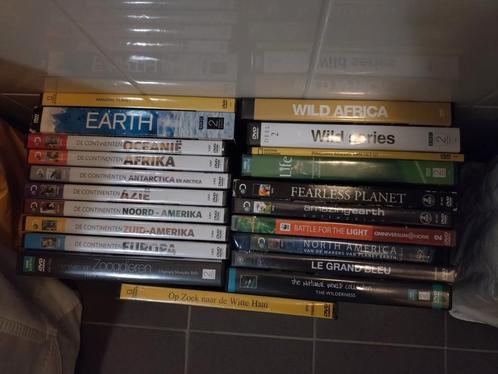 21 diverse natuurfilms, Cd's en Dvd's, Dvd's | Documentaire en Educatief, Zo goed als nieuw, Natuur, Alle leeftijden, Ophalen of Verzenden