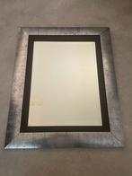 Vintage Spiegel met Zilveren Rand, Minder dan 50 cm, Gebruikt, Ophalen of Verzenden, Minder dan 100 cm