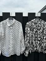 4 blousjes print, Kleding | Dames, Blouses en Tunieken, Ophalen of Verzenden, Zo goed als nieuw, Maat 42/44 (L), Zwart