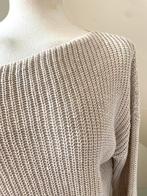 Trui vest Pauw 2 38 M beige crème roze wit linnen, Ophalen of Verzenden, Zo goed als nieuw, Maat 38/40 (M), Beige