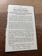 Hoogma Klaas 1866 Oosterwierum 1958 Leeuwarden x Haringsma, Ophalen of Verzenden, Bidprentje