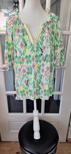 💐Mooie fleurige tuniek  mtL42/44💐53 cm oksel breedte, Ophalen of Verzenden, Zo goed als nieuw, Maat 42/44 (L), Overige kleuren